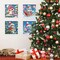 4 Packs Christmas Cute Animals Diamond Painting Kits Without Frame - 6x6 Inch